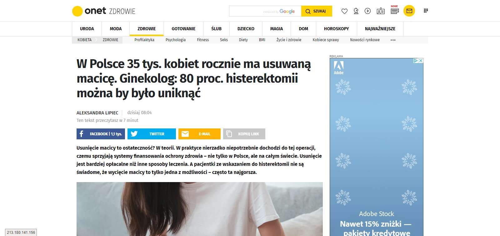 proc histerektomii mozna by bylo uniknac