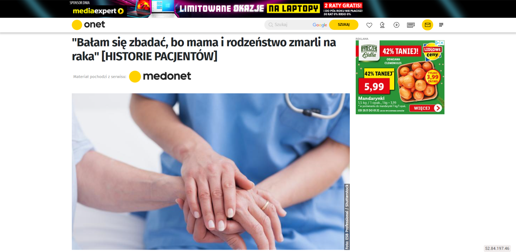 balam sie zbadac bo mama i rodzenstwo zmarli na raka historie pacjentow