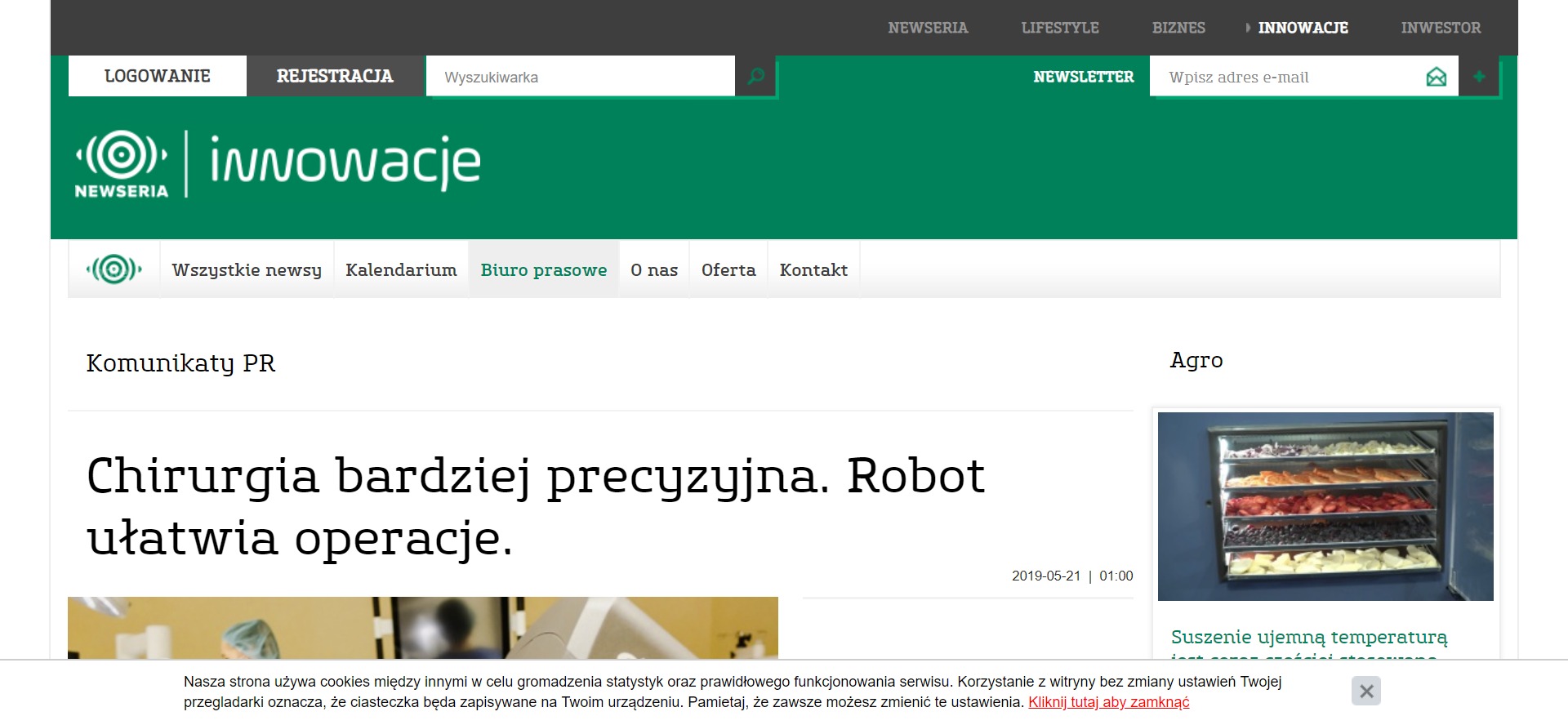 Chirurgia bardziej precyzyjna. Robot ułatwia operacje.