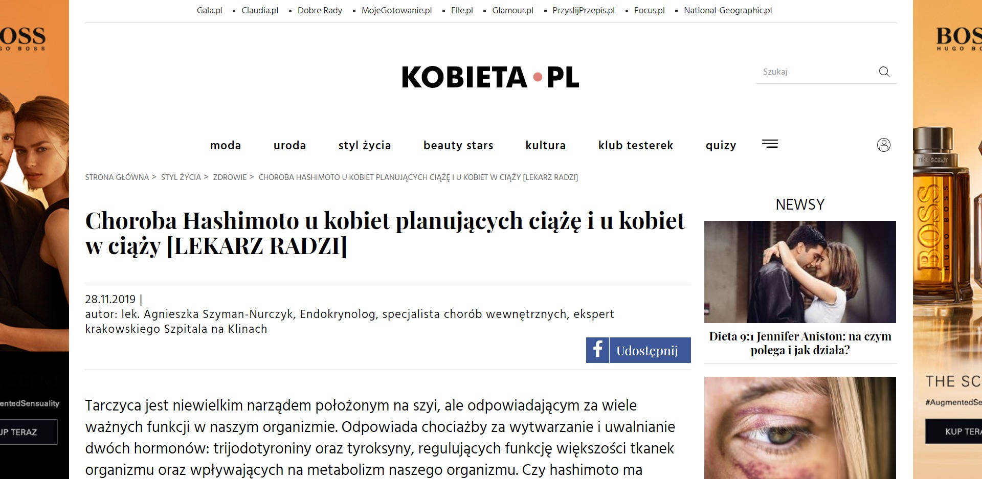 Choroba Hashimoto u kobiet planujących ciążę i u kobiet w ciąży