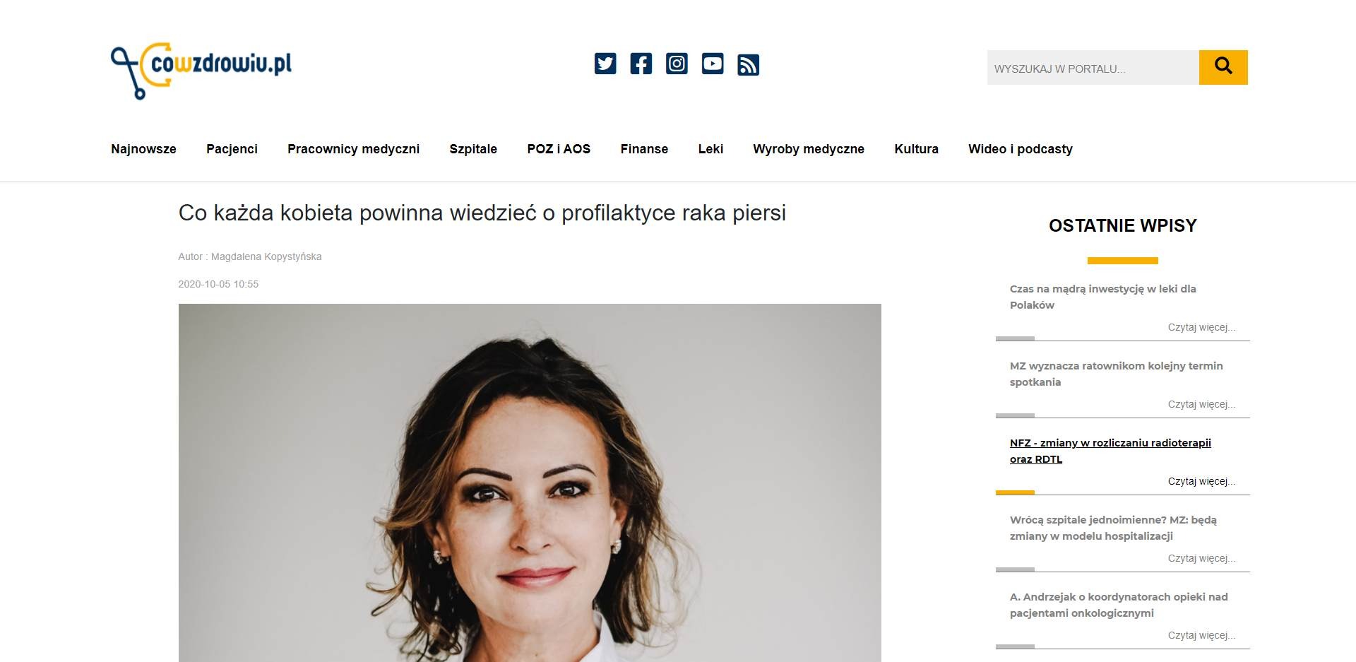 co kazda kobieta powinna wiedziec o profilaktyce raka piersi