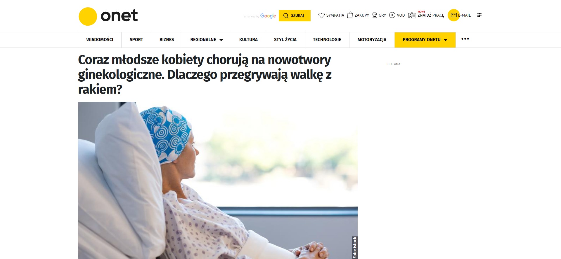 Coraz młodsze kobiety chorują na nowotwory ginekologiczne. Dlaczego przegrywają walkę z rakiem?