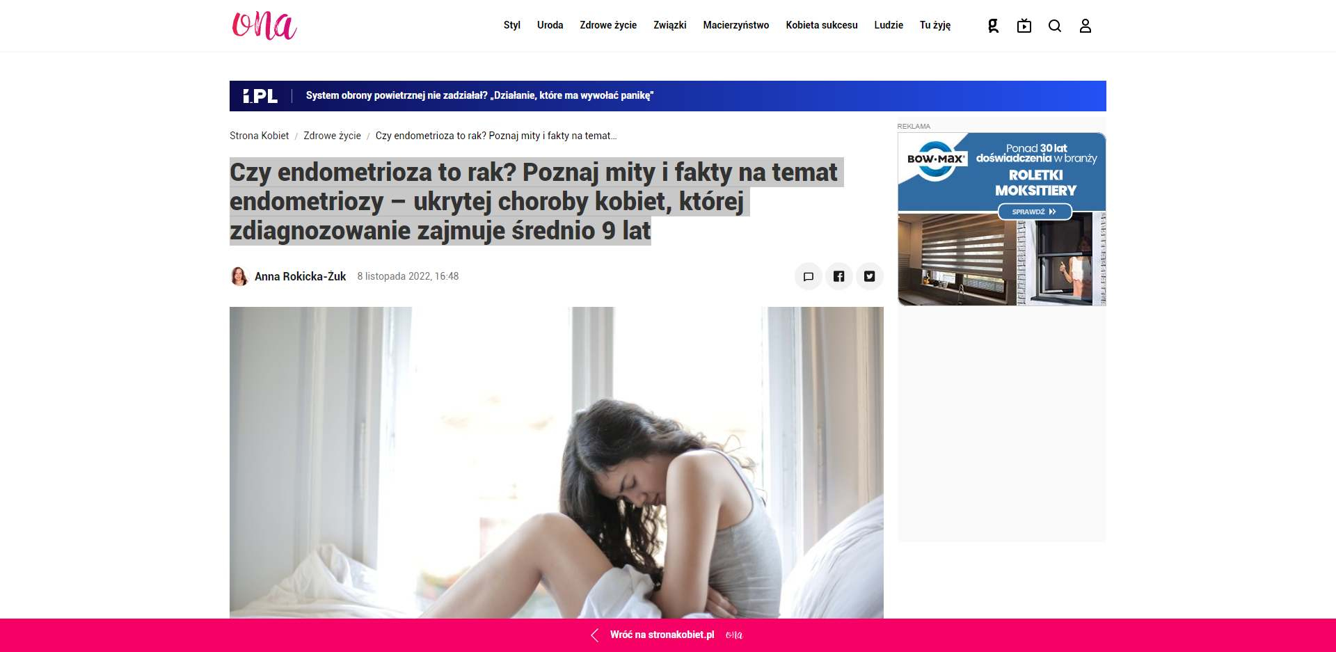 czy endometrioza to rak poznaj mity i fakty na temat endometriozy ukrytej choroby kobiet ktorej zdiagnozowanie zajmuje srednio lat