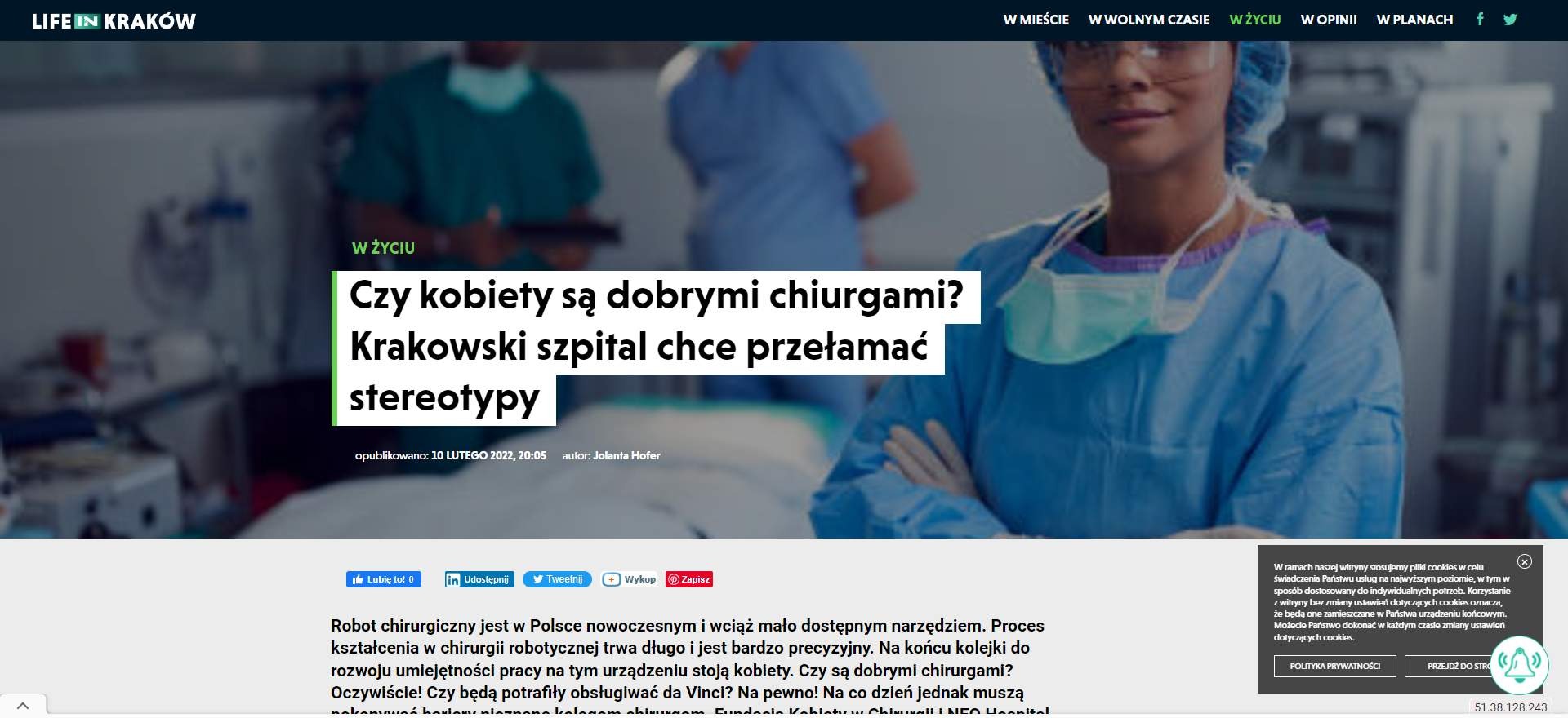 czy kobiety sa dobrymi chiurgami krakowski szpital chce przelamac stereotypy