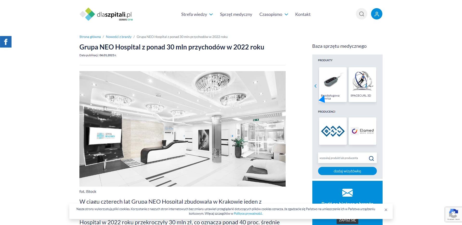 grupa neo hospital z ponad mln przychodow w roku