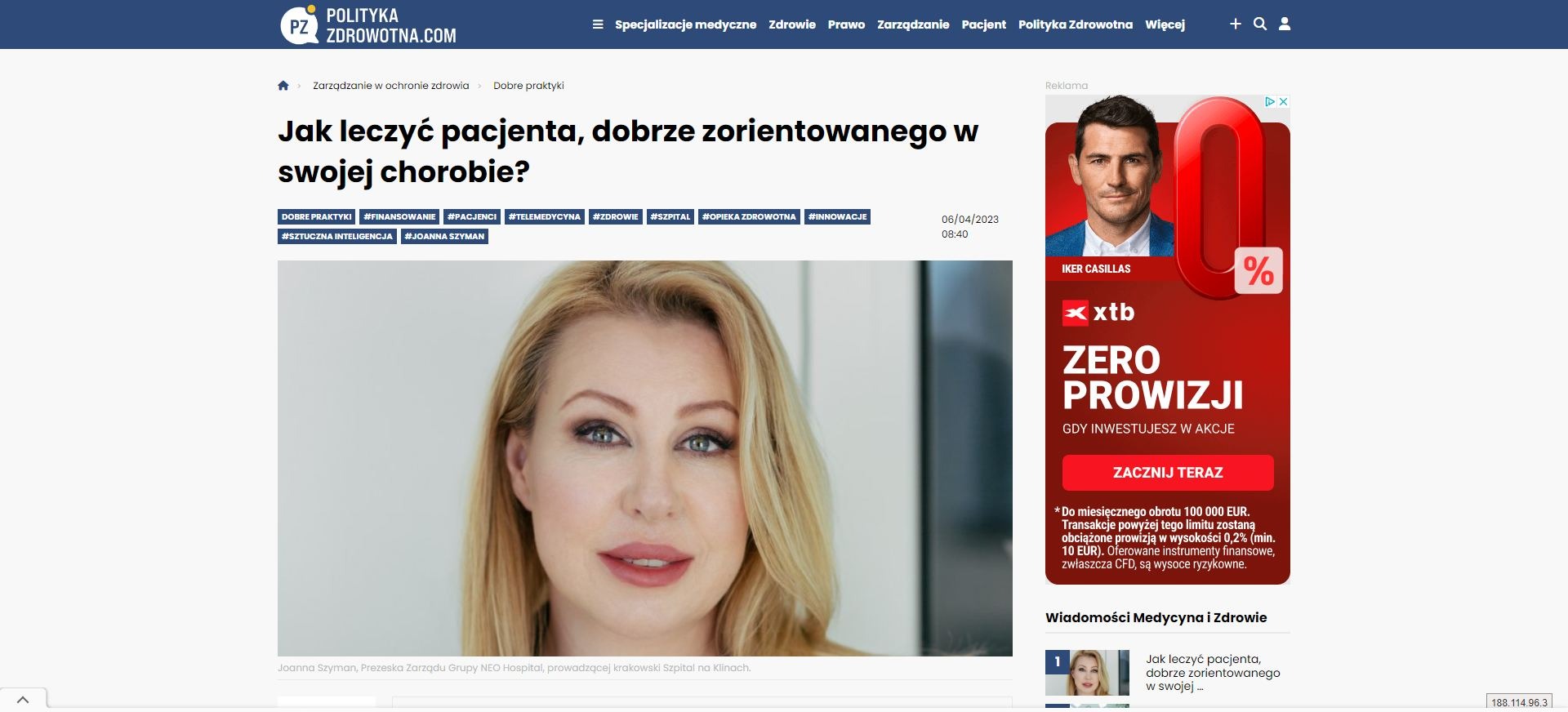 jak leczyc pacjenta dobrze zorientowanego w swojej chorobie