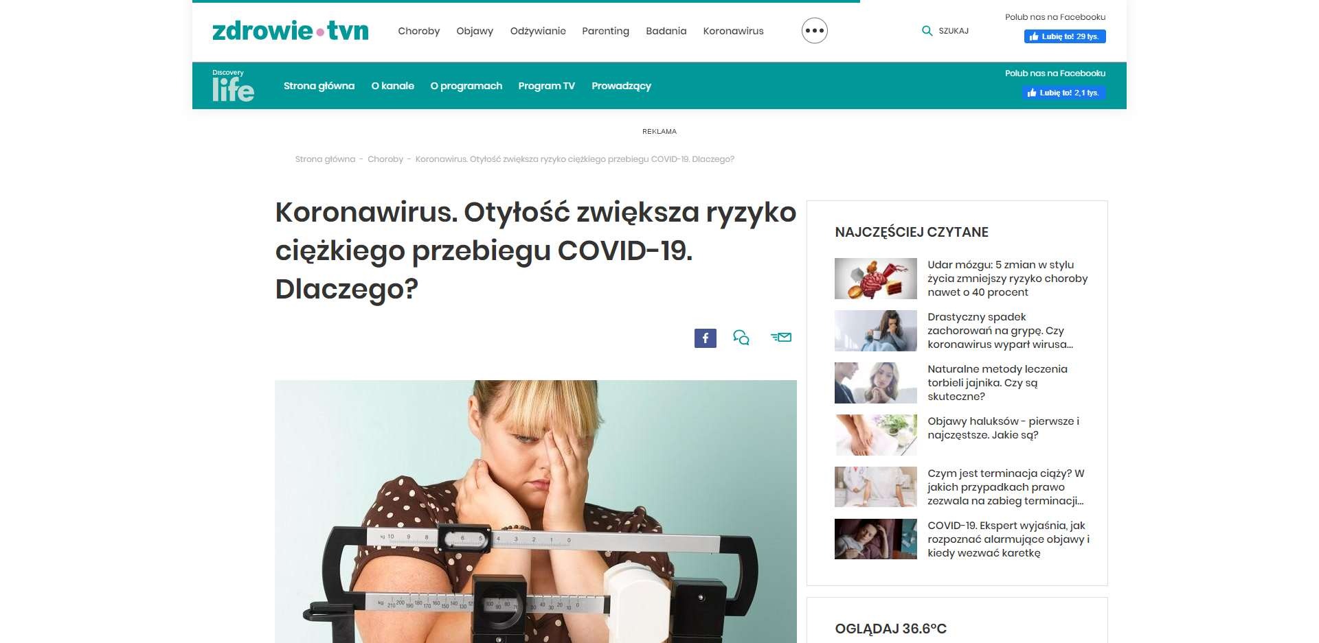 koronawirus otylosc zwieksza ryzyko ciezkiego przebiegu covid dlaczego