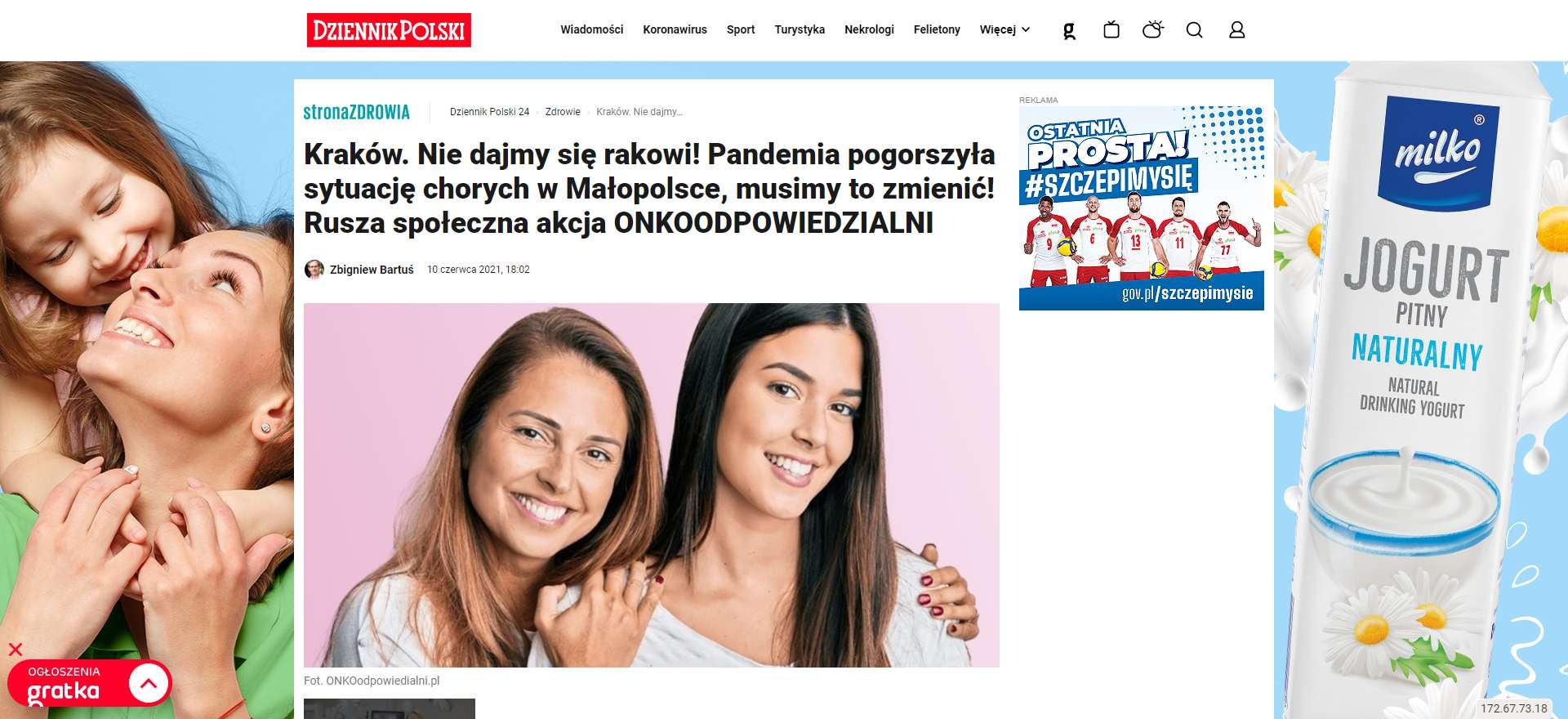 krakow nie dajmy sie rakowi pandemia pogorszyla sytuacje chorych w malopolsce musimy to zmienic rusza spoleczna akcja onkoodpowiedzialni