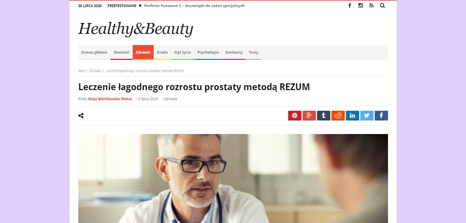 leczenie lagodnego rozrostu prostaty metoda rezum