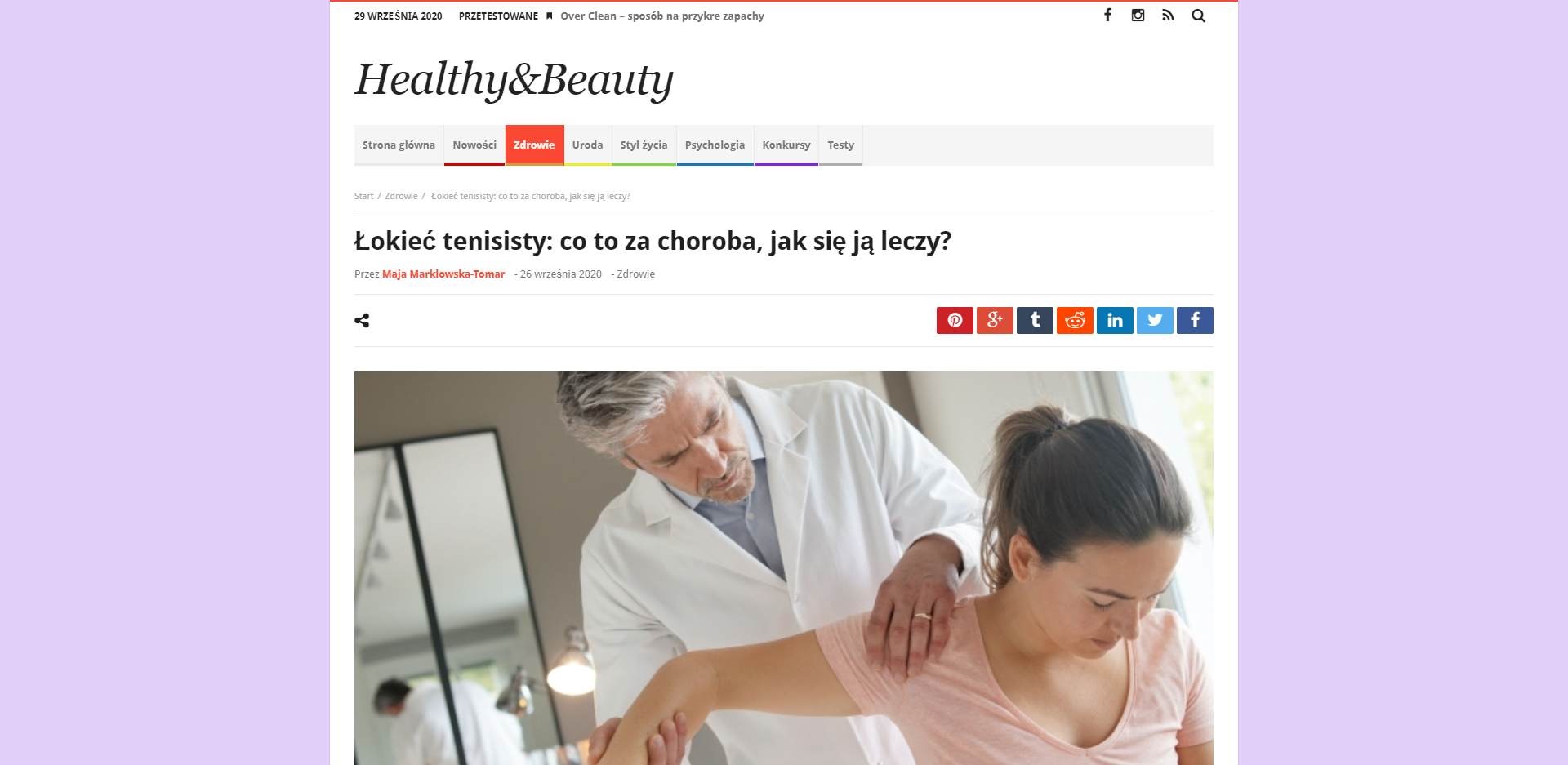 lokiec tenisisty co to za choroba jak sie ja leczy