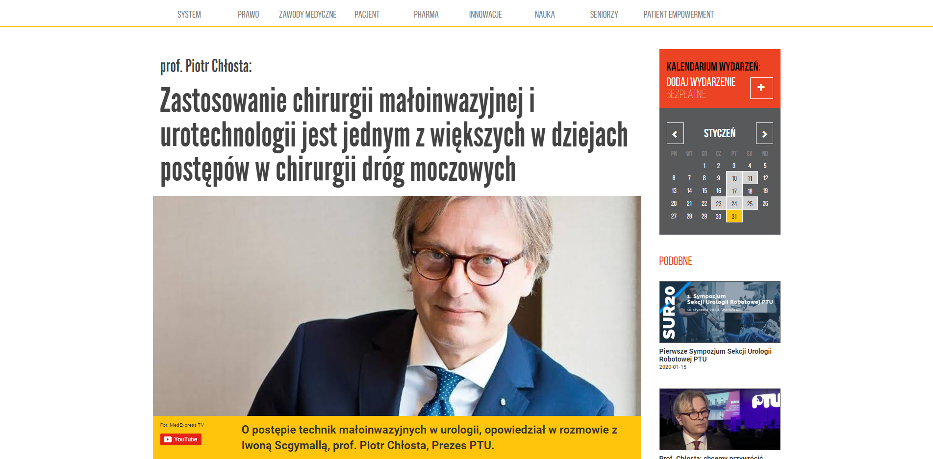 O korzyściach wynikających z operacji robotycznych