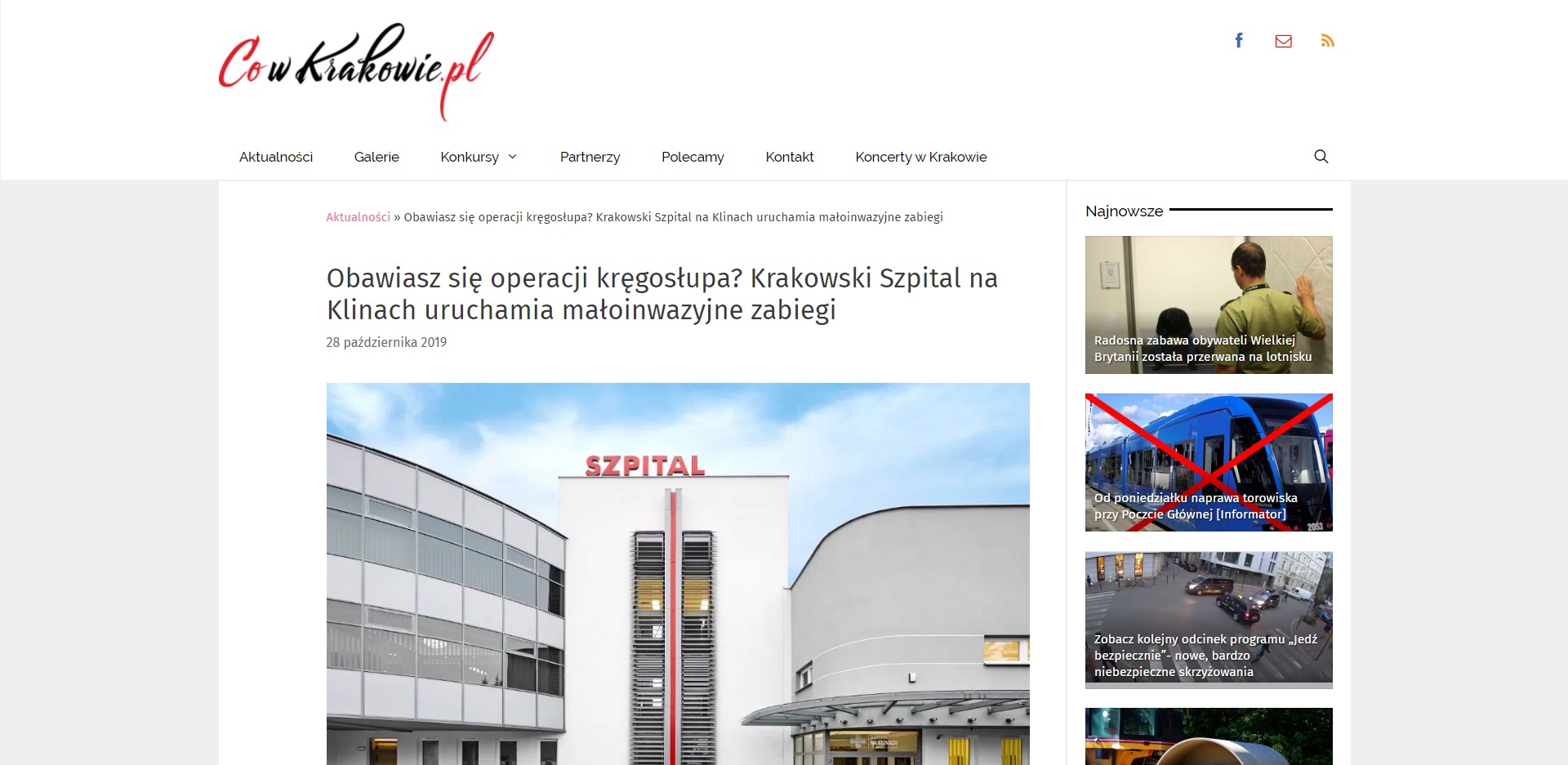 Obawiasz się operacji kręgosłupa. Krakowski Szpital na Klinach uruchamia małoinwazyjne zabiegi