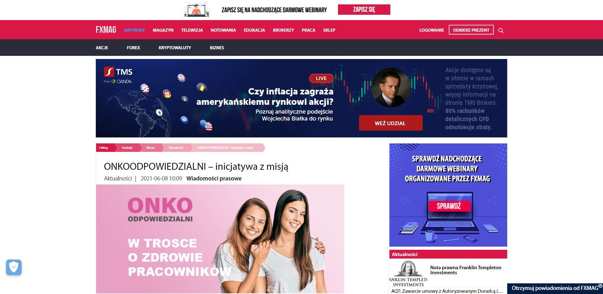 onkoodpowiedzialni inicjatywa z misja
