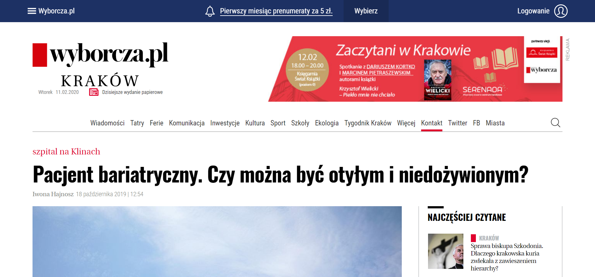 Pacjent bariatryczny - Czy można być otyłym i niedożywionym