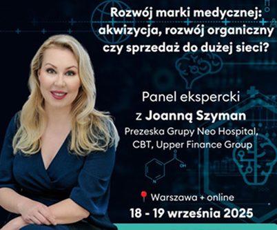 panel ekspercki z joanna szyman podczas edycji konferencji akademia managera ochrony zdrowia
