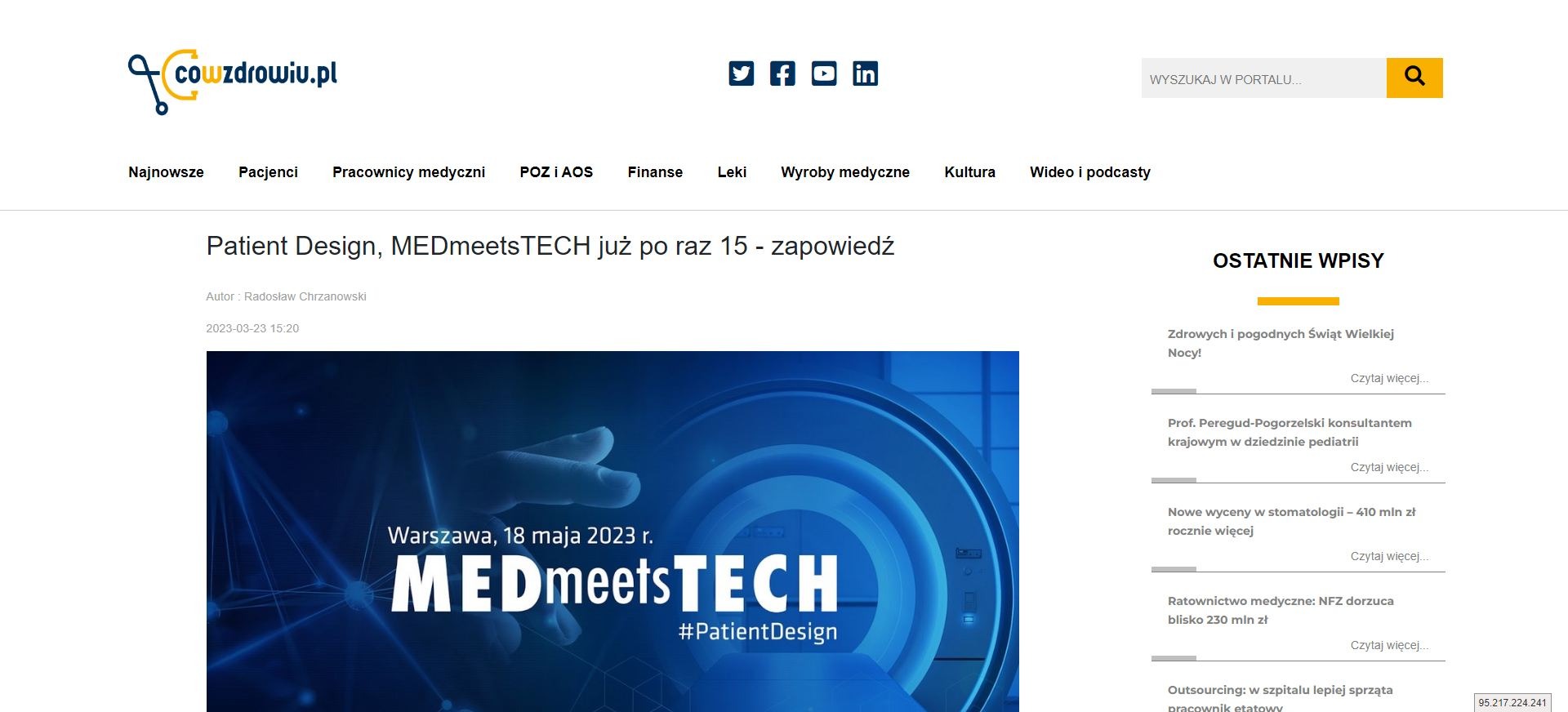 patient design medmeetstech juz po raz zapowiedz