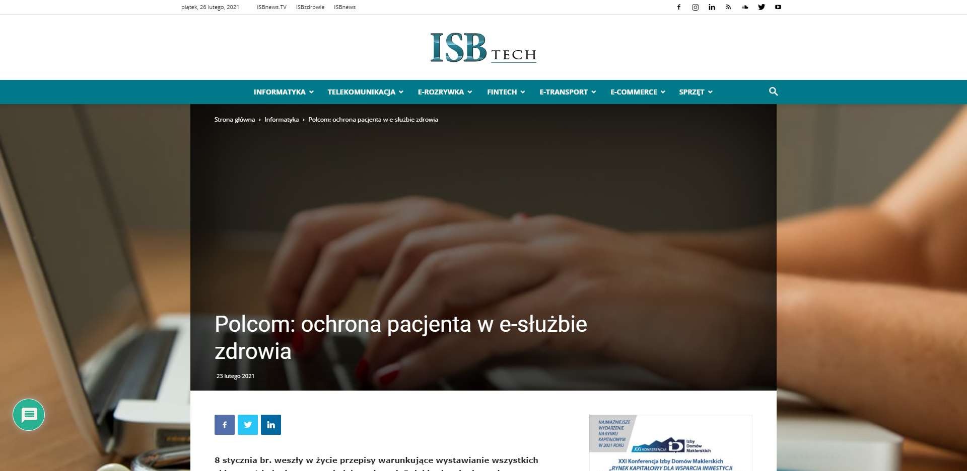 polcom ochrona pacjenta w e sluzbie zdrowia