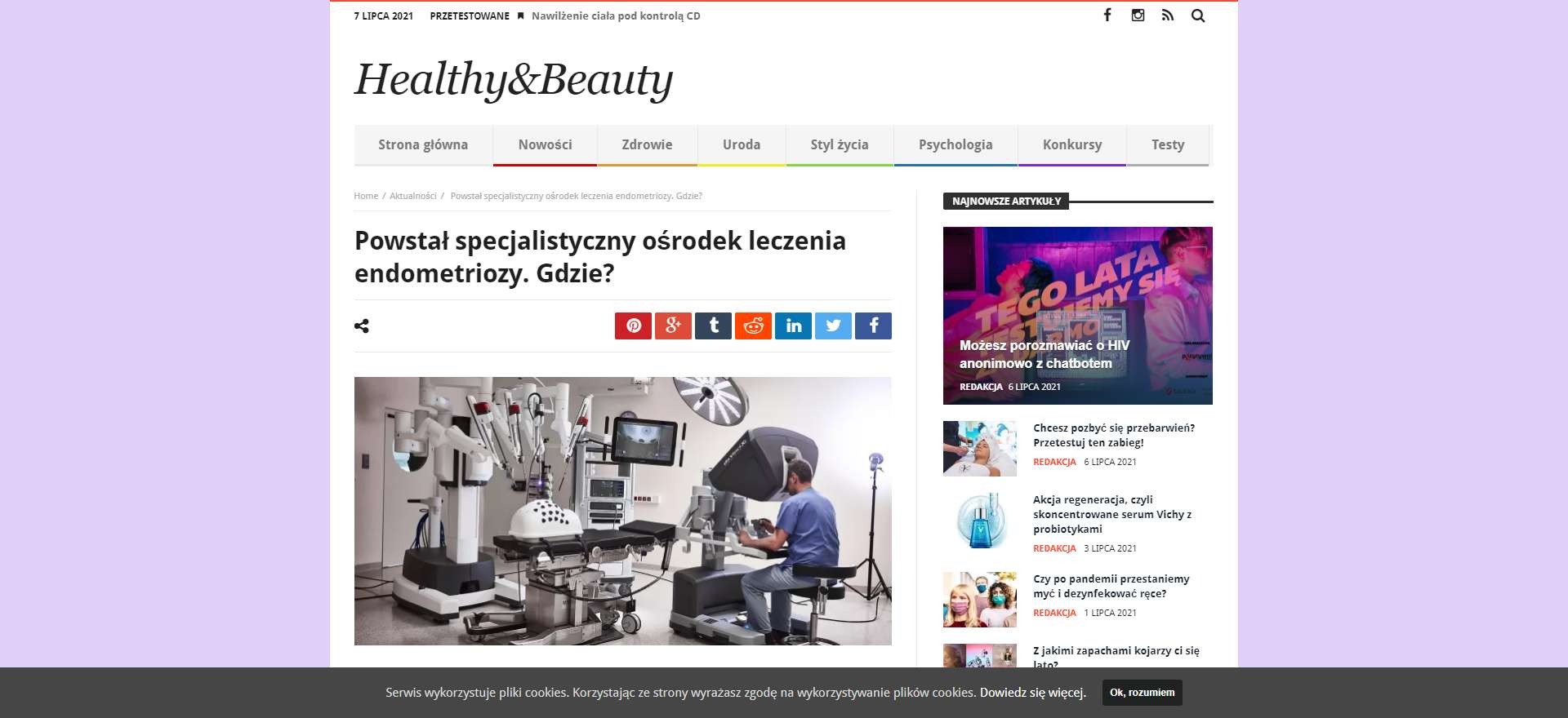 powstal specjalistyczny osrodek leczenia endometriozy