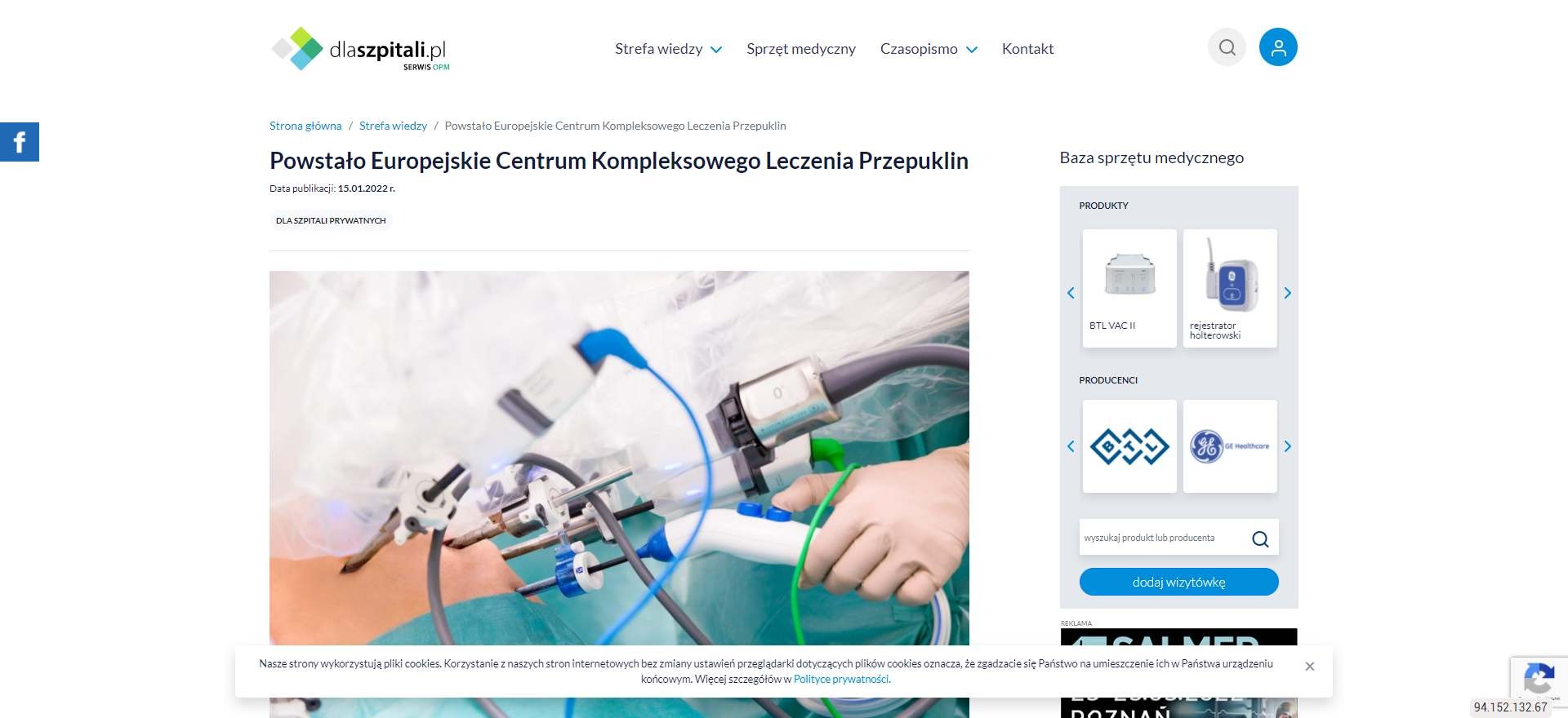 powstalo europejskie centrum kompleksowego leczenia przepuklin