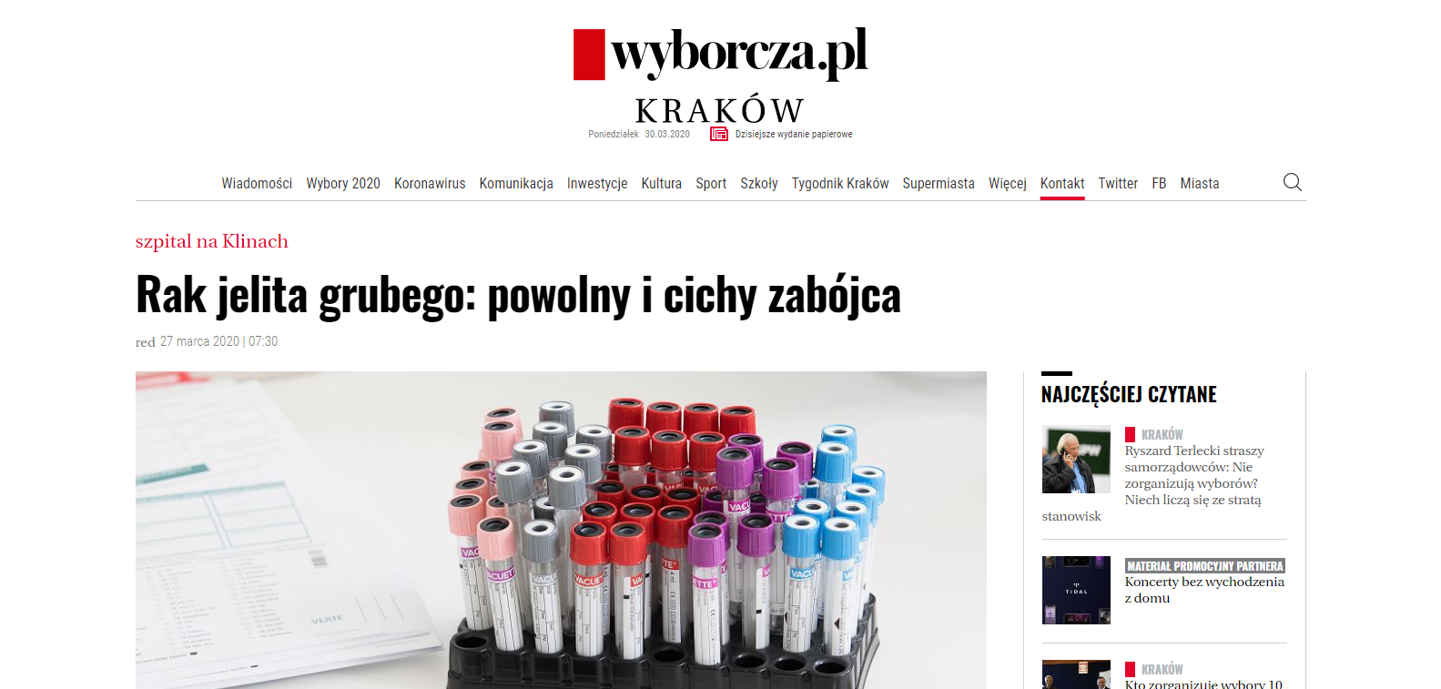 Rak jelita grubego: powolny i cichy zabójca