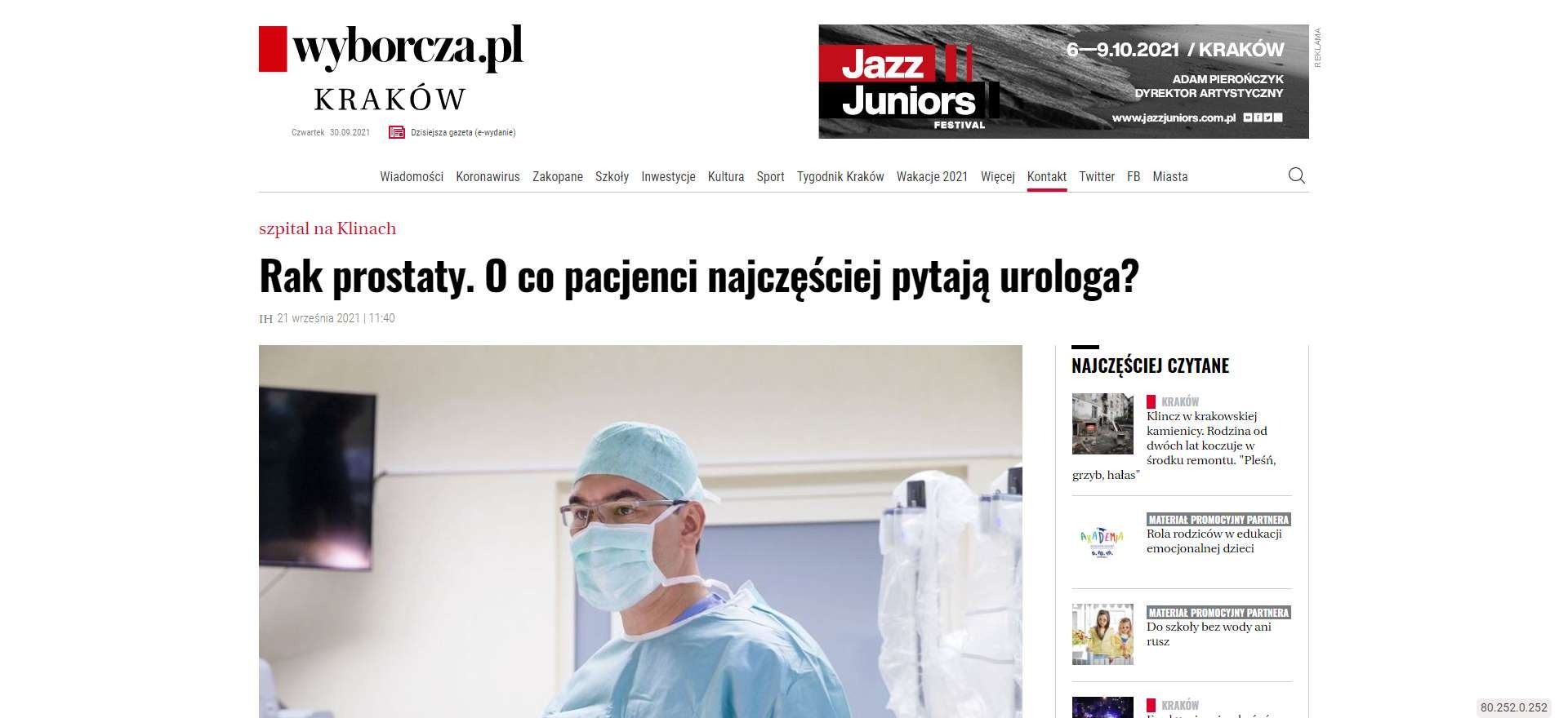 rak prostaty o co pacjenci najczesciej pytaja urologa