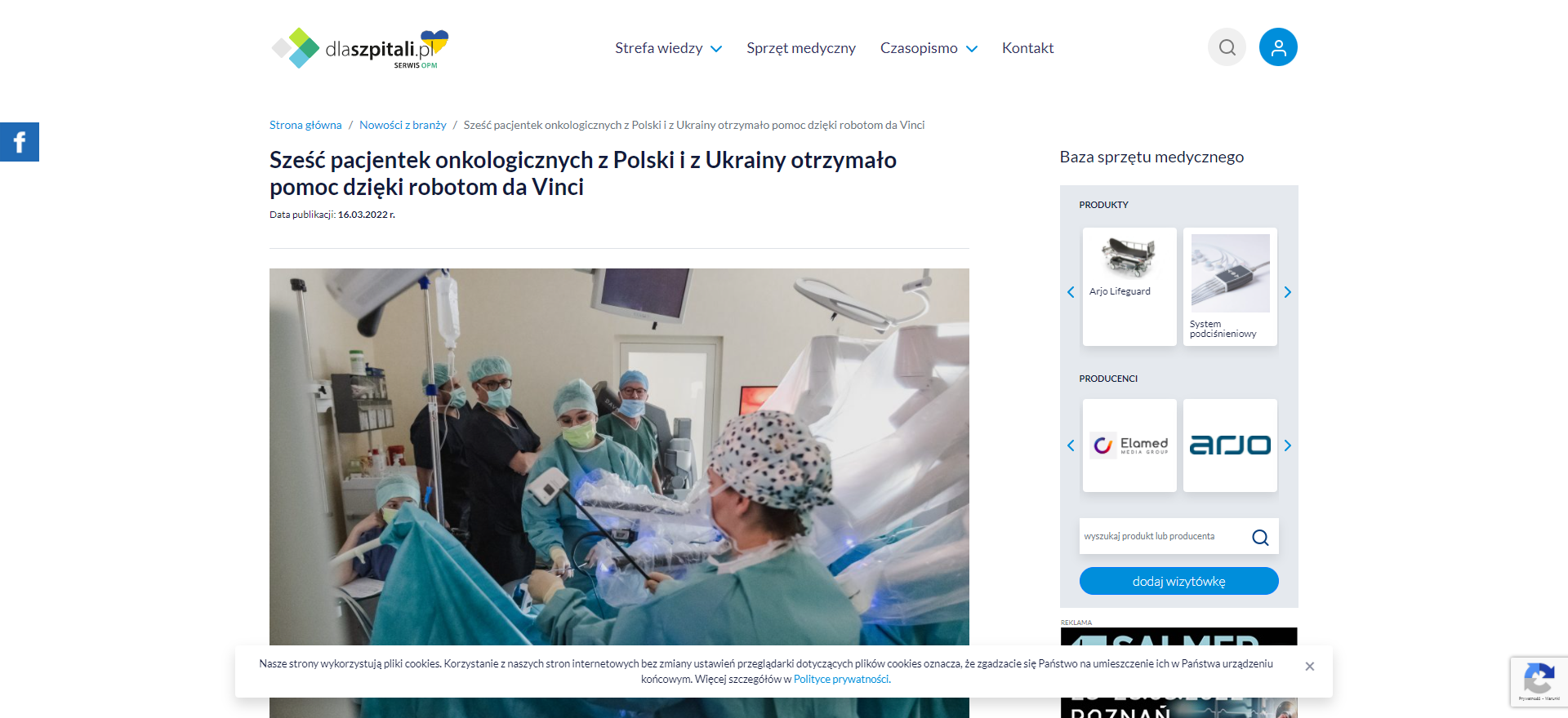 szesc pacjentek onkologicznych z polski i z ukrainy otrzymalo pomoc dzieki robotom da vinci