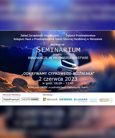 szpital na klinach uczestnikiem seminarium sgh odkrywamy cyfrowego blizniaka