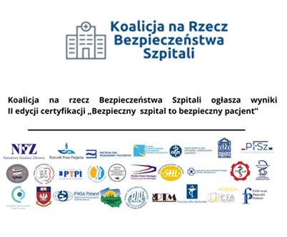 szpital na klinach wsrod placowek medycznych nagrodzonych certyfikatem bezpieczny szpital to bezpieczny pacjent