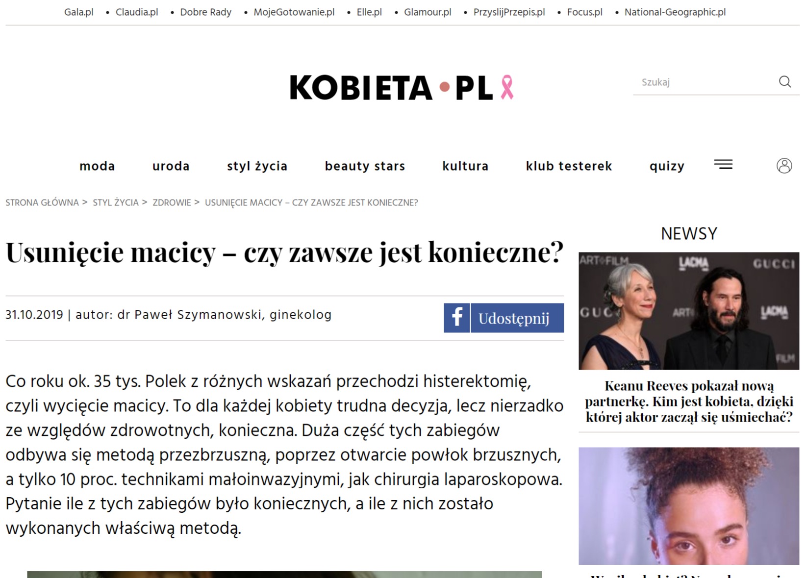 Usunięcie macicy – czy zawsze jest konieczne?