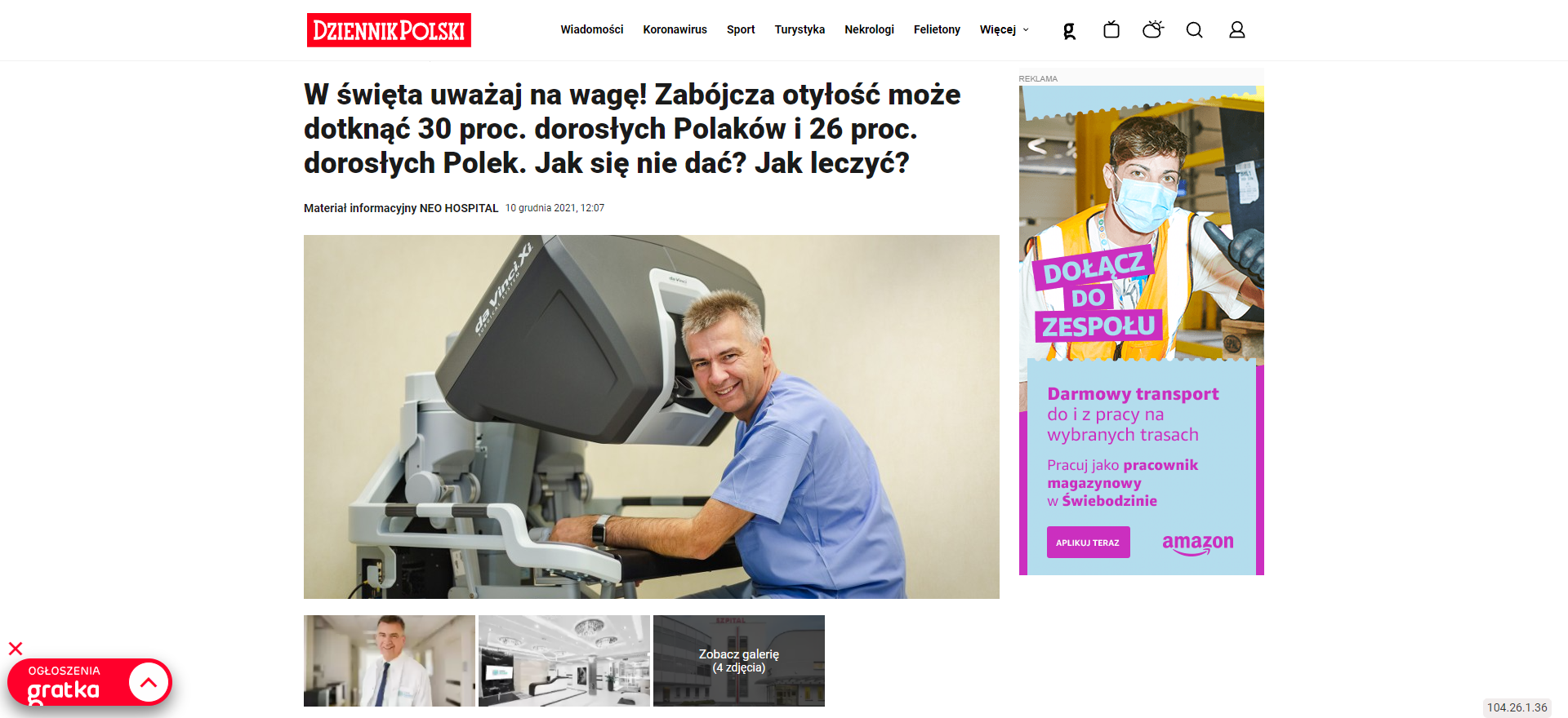 w swieta uwazaj na wage zabojcza otylosc moze dotknac proc doroslych polakow i proc doroslych polek jak sie nie dac jak leczyc