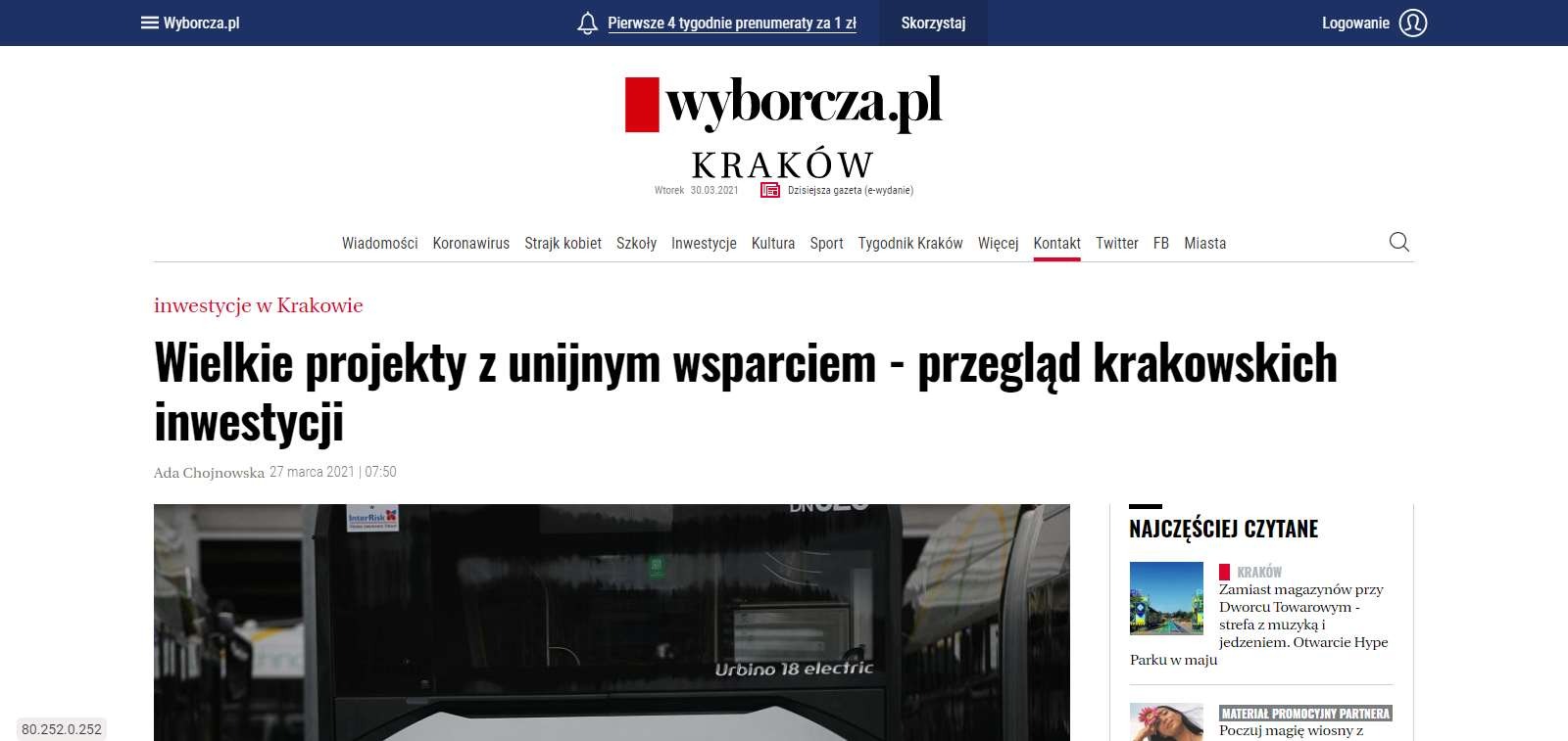 wielkie projekty z unijnym wsparciem przeglad krakowskich inwestycji