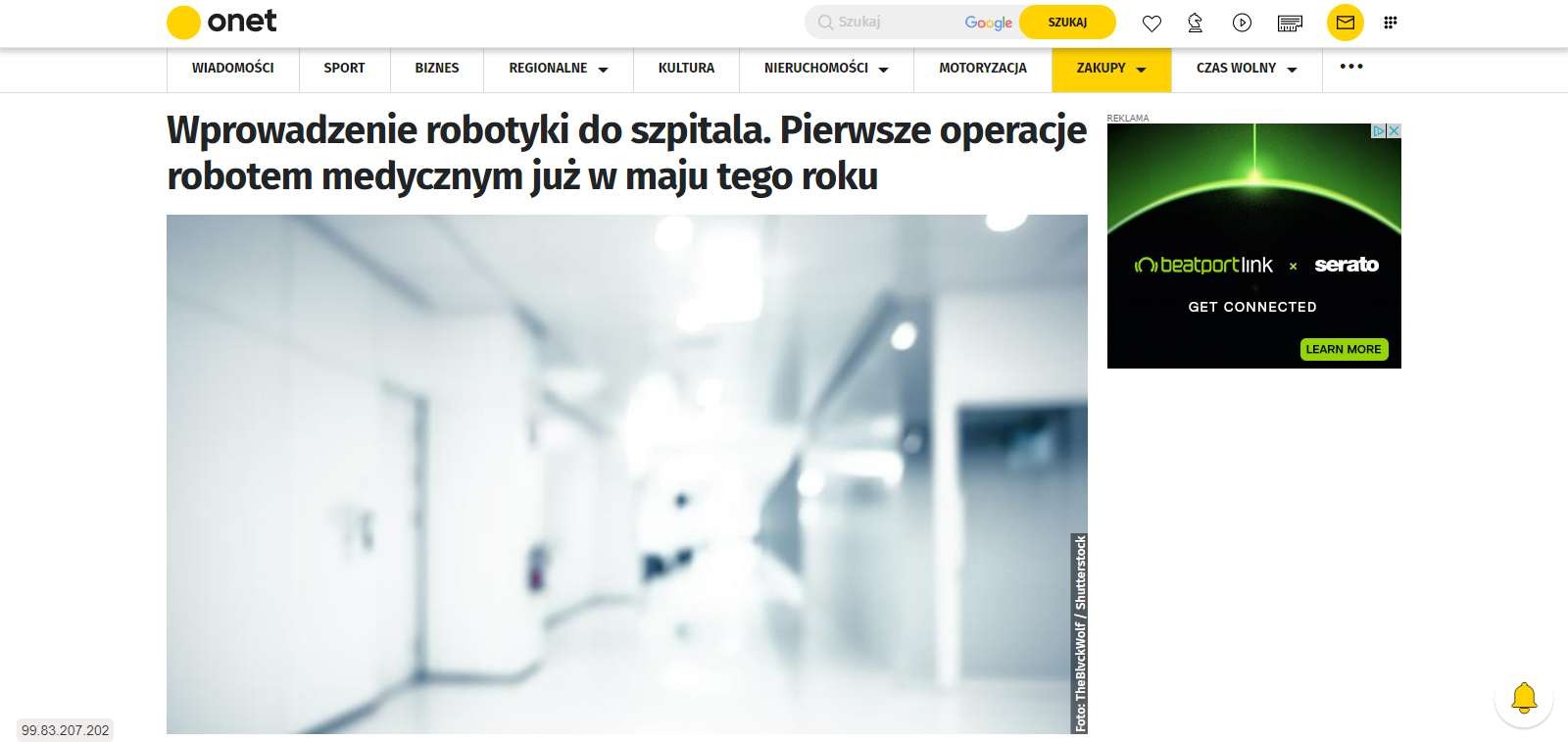wprowadzenie robotyki do szpitala pierwsze operacje robotem medycznym juz w maju tego roku