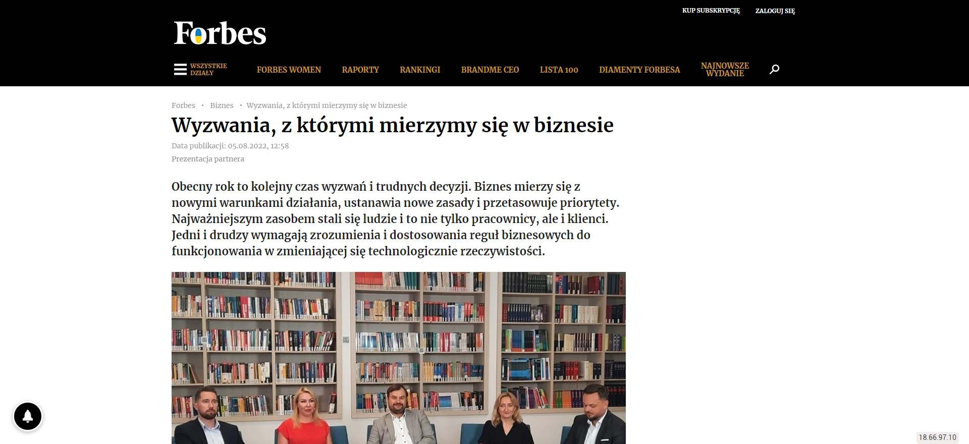 wyzwania z ktorymi mierzymy sie w biznesie